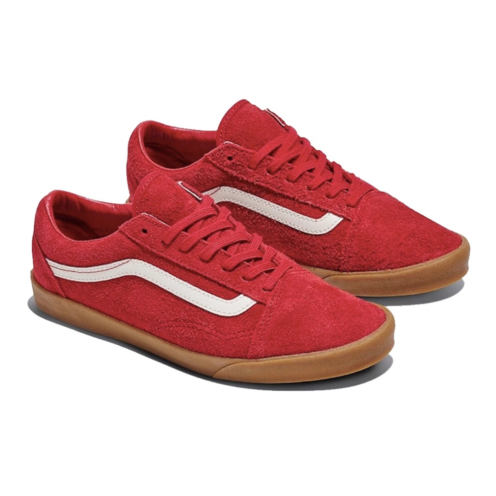 Vans Old Skool Lowpro Shoe Red Gum NWB